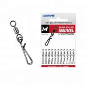 Girador Marine Rolling Swivel Ct 4 C/20 Snap Francês Blacknickel