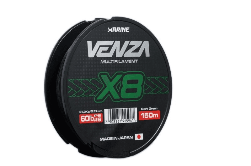 Linha de Pesca Marine Venza Multi X8 Dark Green 50LB 0.35Mm 150M