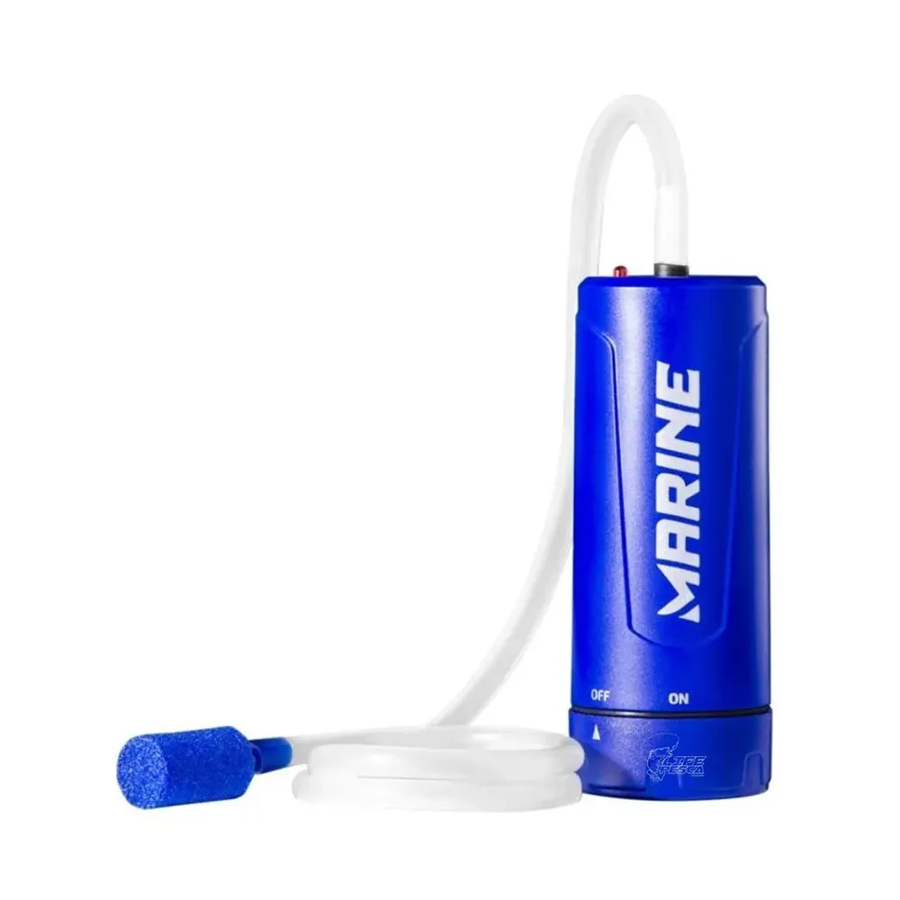Bomba de Ar Oxigenador Marine Ms-sap Azul A Pilha (Aa)