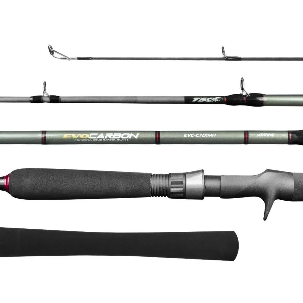 Vara de Pesca Marine Evocarbon Evc-C701MH 1 Parte 2.13M 15-30LB