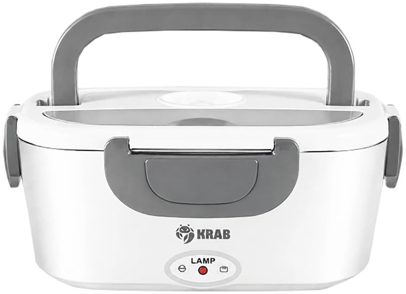 Marmita Elétrica Krab Kbmp40 1,5L 40W Bivolt Branco/Cinza