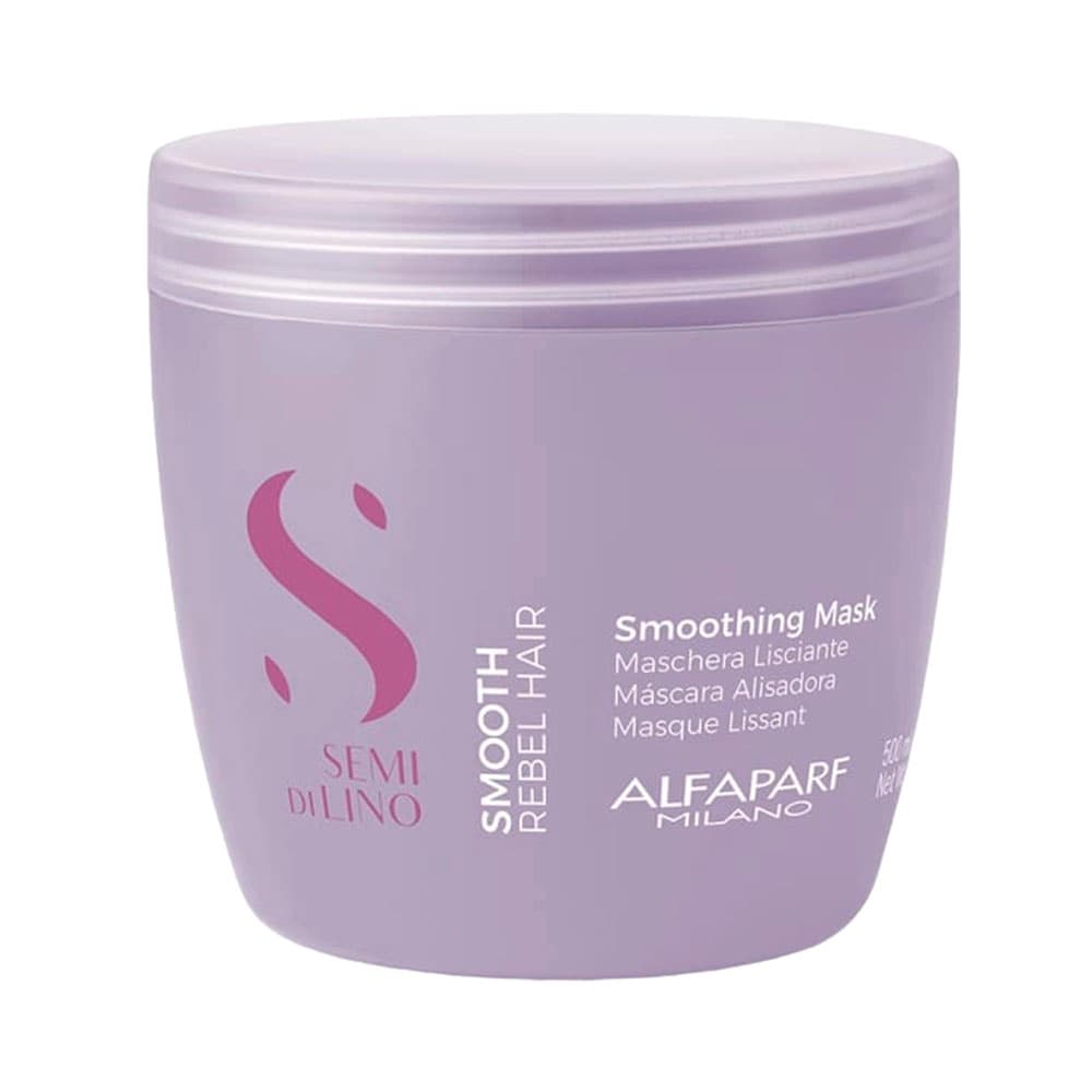 Máscara Alfaparf Semi Di Lino Smooth Rebel 500ml