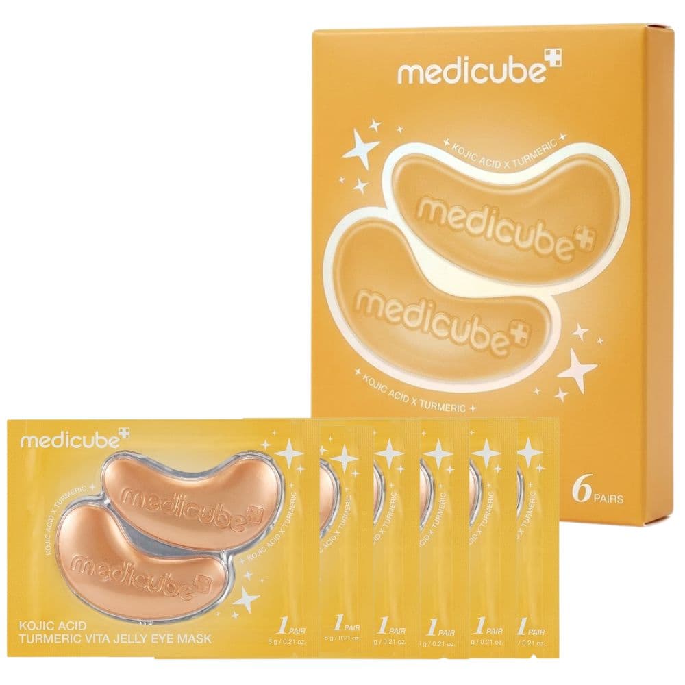 Máscara de Hidrogel para Contorno Dos Olhos Medicube Kojic Acid (6 Folhas)
