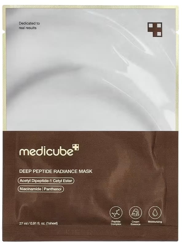 Máscara Facial Medicube Deep Peptide Radiance - 27mL (1 Unidade)