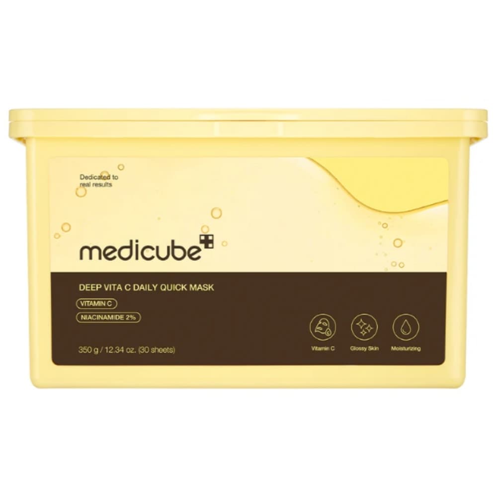 Máscara Facial Medicube Deep Vita C 2% Niacinamida 350G (30 Folhas)
