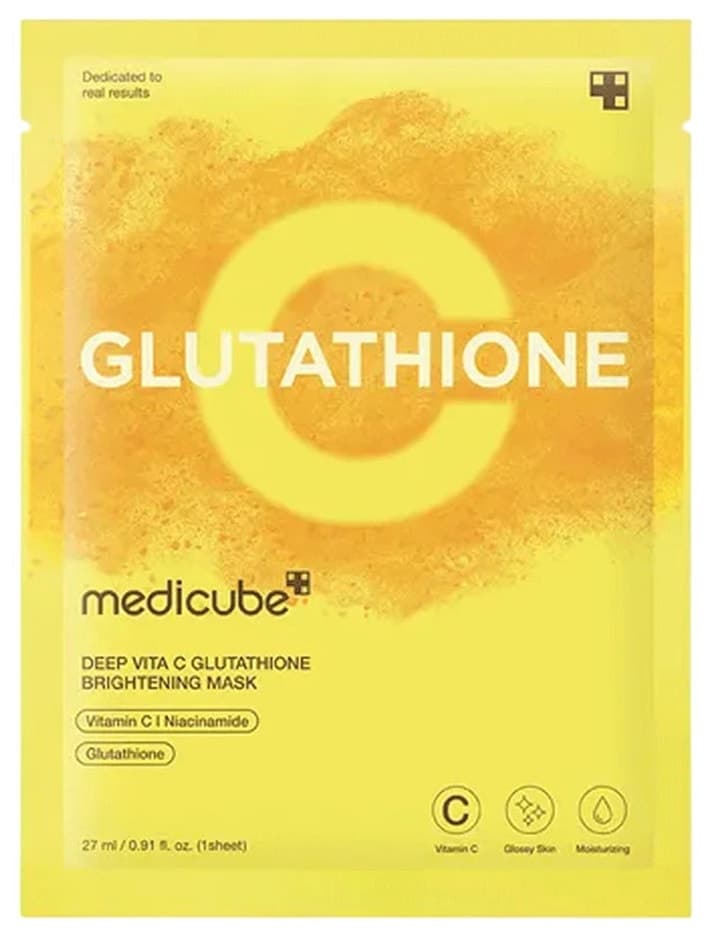 Máscara Facial Medicube Glutathione Deep Vita C - 27mL (1 Unidade)