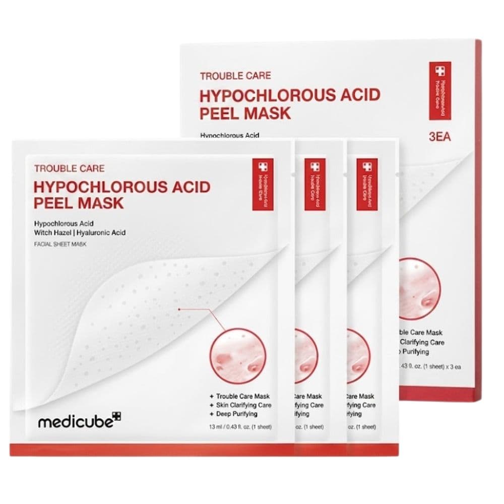 Máscara Facial Medicube Ácido Hipocloroso Peel 13mL (3 Folhas)