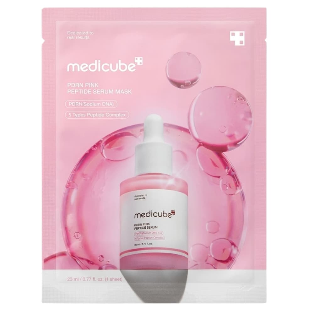 Máscara Facial Medicube Pink Pdrn Peptide Serum 23G (1 Folha)