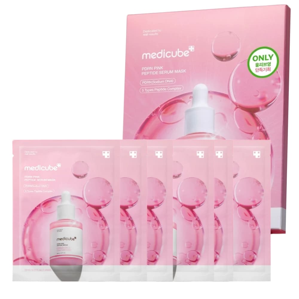 Máscara Facial Medicube Pink Peptide Serum Pdrn 23G (6 Folhas)