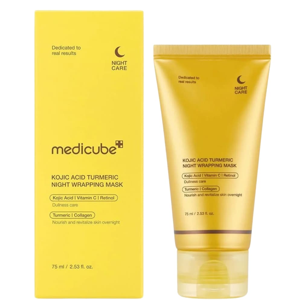 Máscara Facial Noturna Medicube com Ácido Kójico e Cúrcuma 75mL
