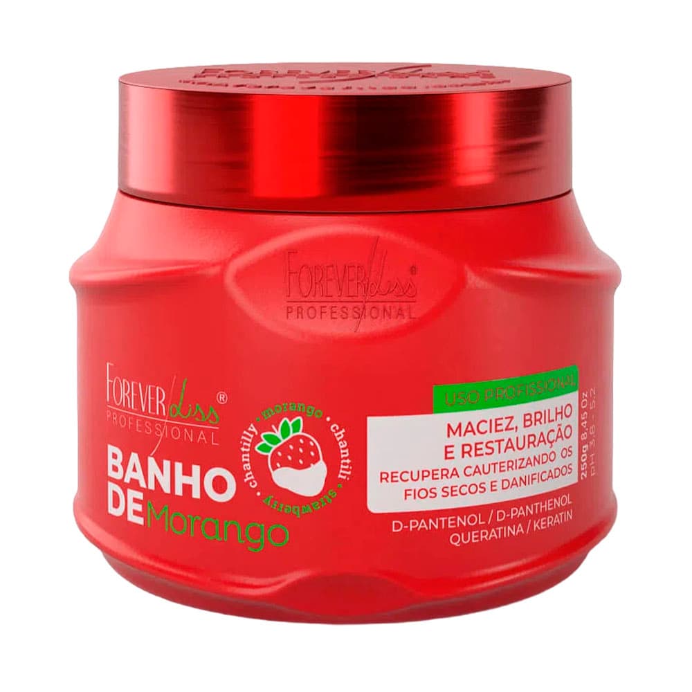 Máscara Forever Liss Banho de Morango 250G