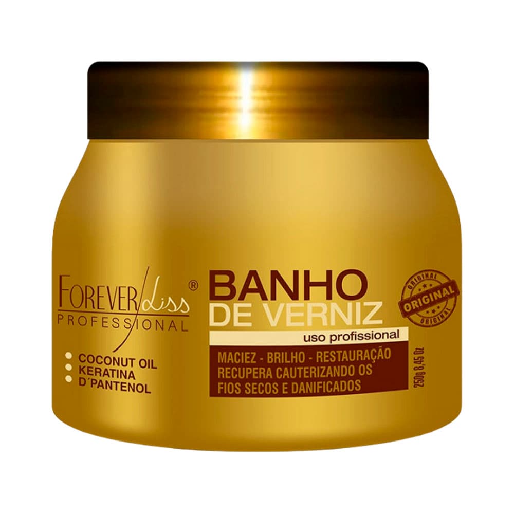 Máscara Forever Liss Banho de Verniz 250G