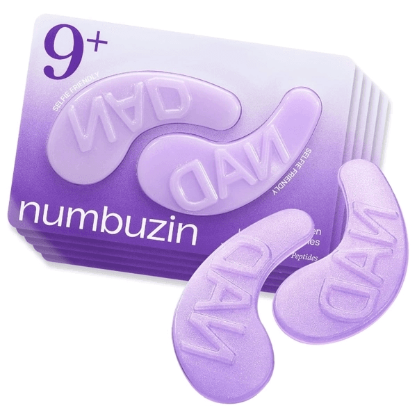 Patches para Contorno de Olhos Numbuzin No.9 Nad+ Collagen com 5 Unidades