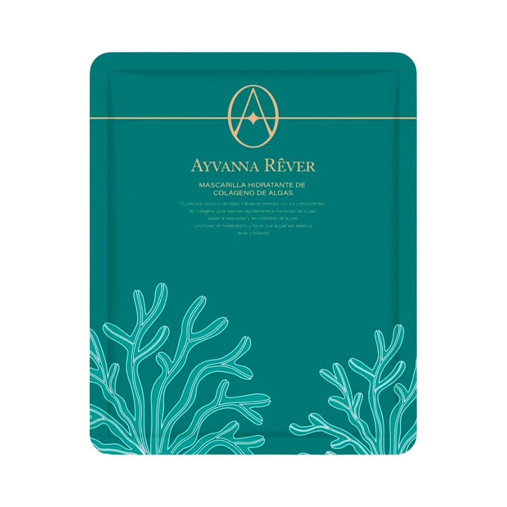 Máscara Facial Ayvanna Rever Hidratante de Colágeno de Algas 22ml