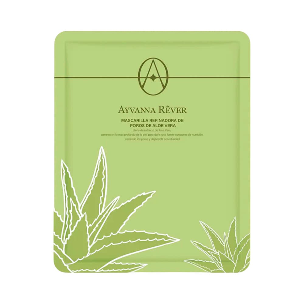 Máscara Facial Ayvanna Rever Refinadora de Poros Aloe Vera 22ml