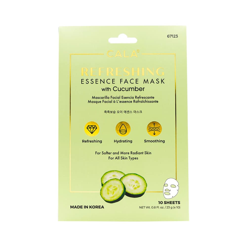 Máscara Facial Cala Refreshing Cucumber 10 Peças