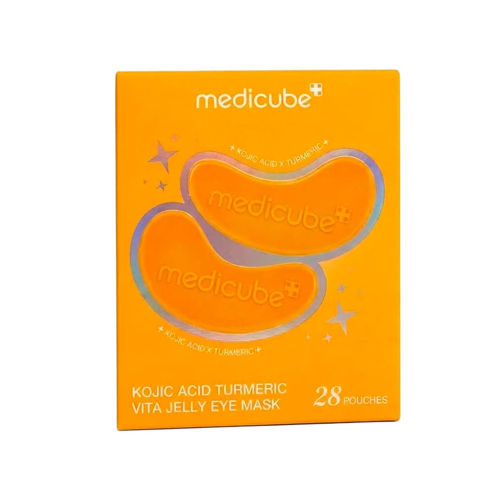 Máscara para Contorno de Olhos Medicube Kojic Acid Turmeric Vita Jelly 28 Pares