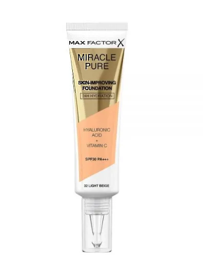 Base Max Factor Miracle Pure 32 Light Beige 30ml