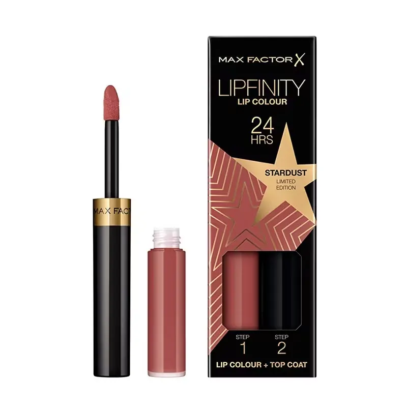 Batom Max Factor 24H 2Em1 82 Stardust