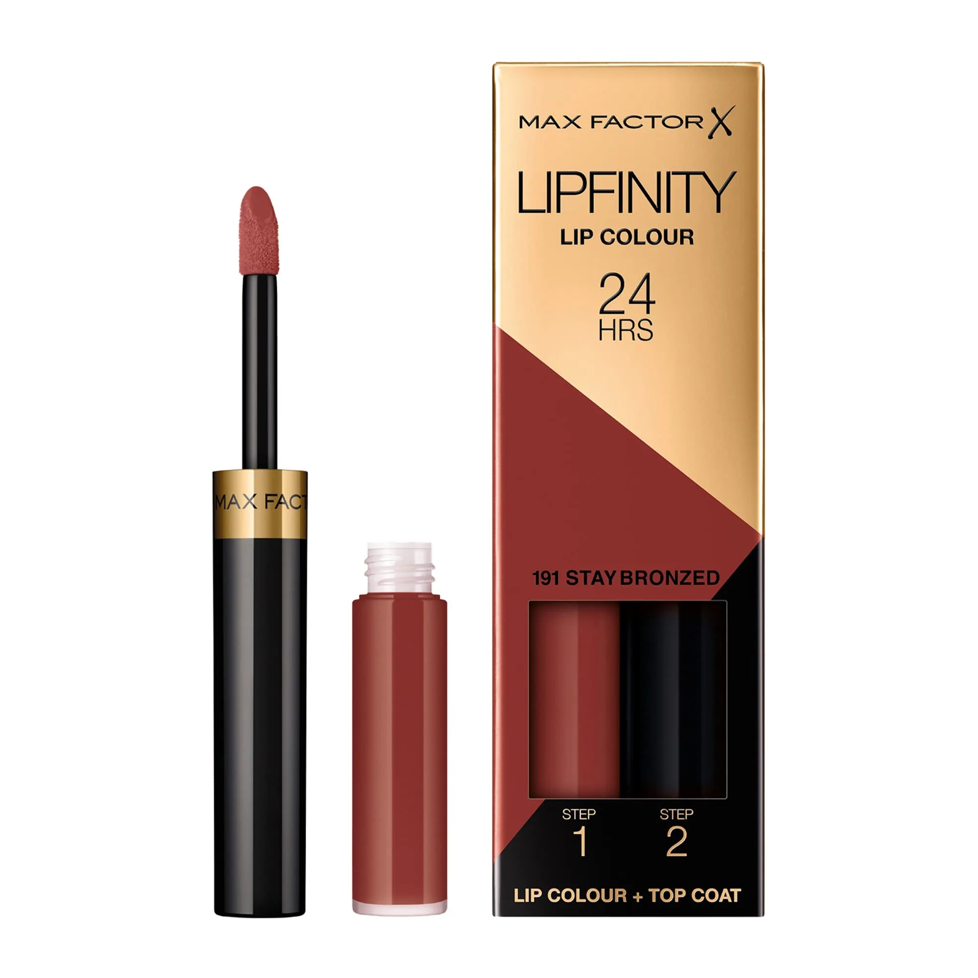Max Factor Batom Líquido Lipfinity 1&2 191 Stay Bronzed