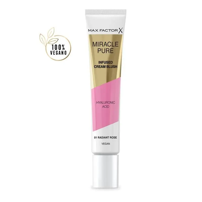 Rubor Em Creme Max Factor Miracle Pure 01 Rosa Radiante 15ml