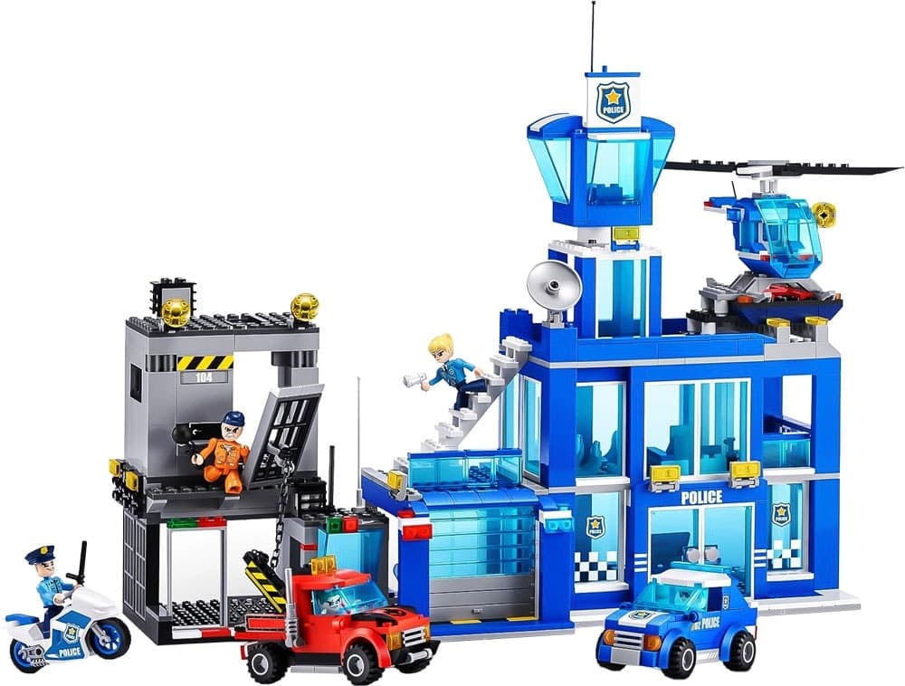 Blocos de Montar Zuru Max Police Headquarters Adventure 83162 (889 Peças)