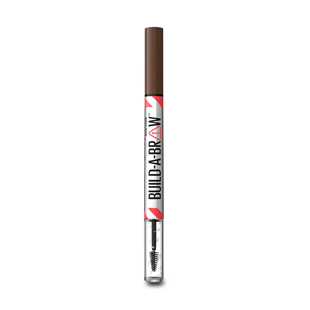 Lápis de Sobrancelha Maybelline Build A Brow Médio Marrom