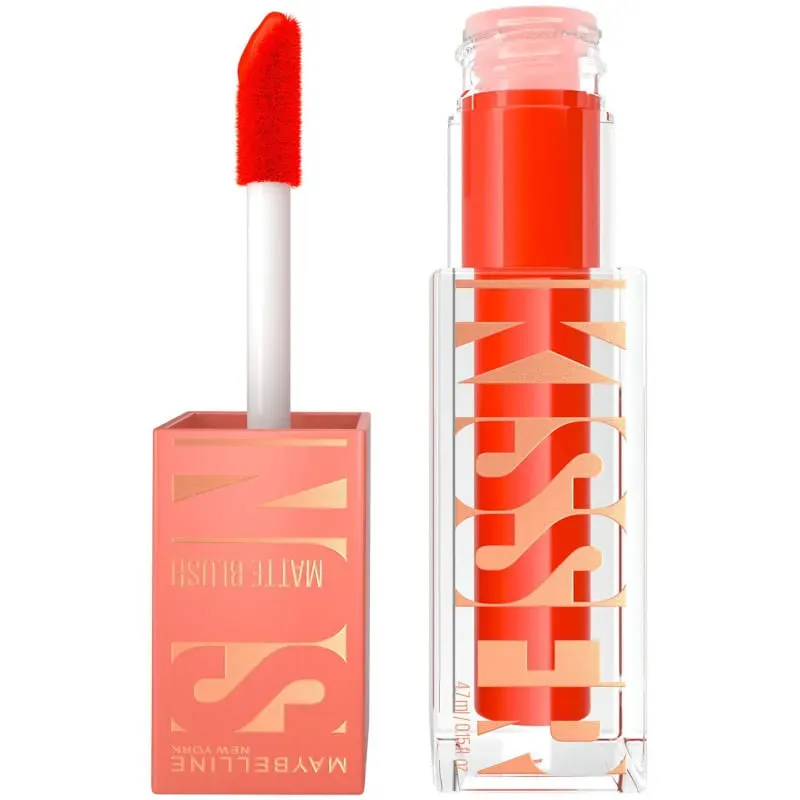 Rubor Líquido Maybelline Matte Blush 35 Spritzy Orange 4.7ml
