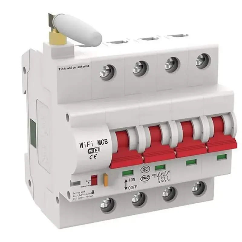Disjuntor Mcb Zisb9-4P Wifi 32A 400V/50HZ