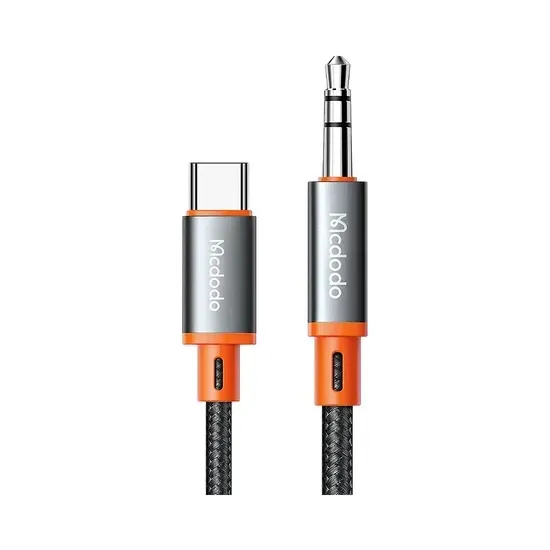 Cabo Mcdodo Type-C para Áudio 3.5Mm 1.2M Preto