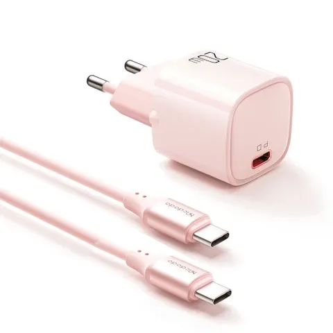 Carregador Mcdodo Ch-4047 20W com Cabo C para C Rosa