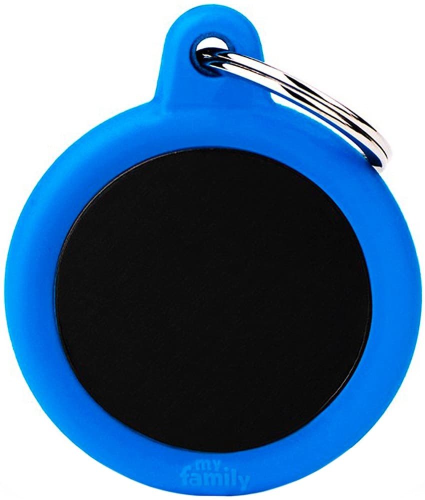 Medalha de Identificação MyFamily Hushtag HTA04BLUEMP - Azul