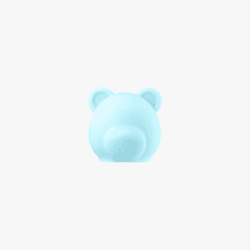 Capa Medicube Booster Pro Skyblue Bear Head Case