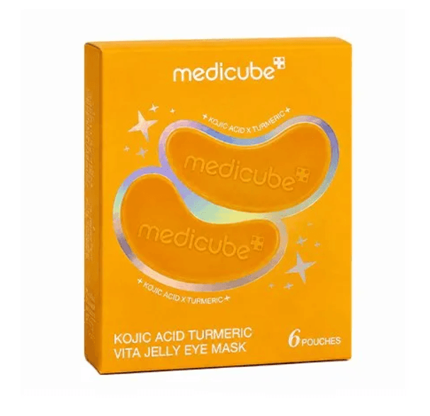 Medicube Parche para Ojos Kojic Acid Turmeric Vita Jelly 6 Pares