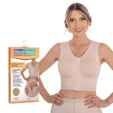 Sutiã Pós-Cirúrgico Medivaric Ajustável Tamanho 36 Bege