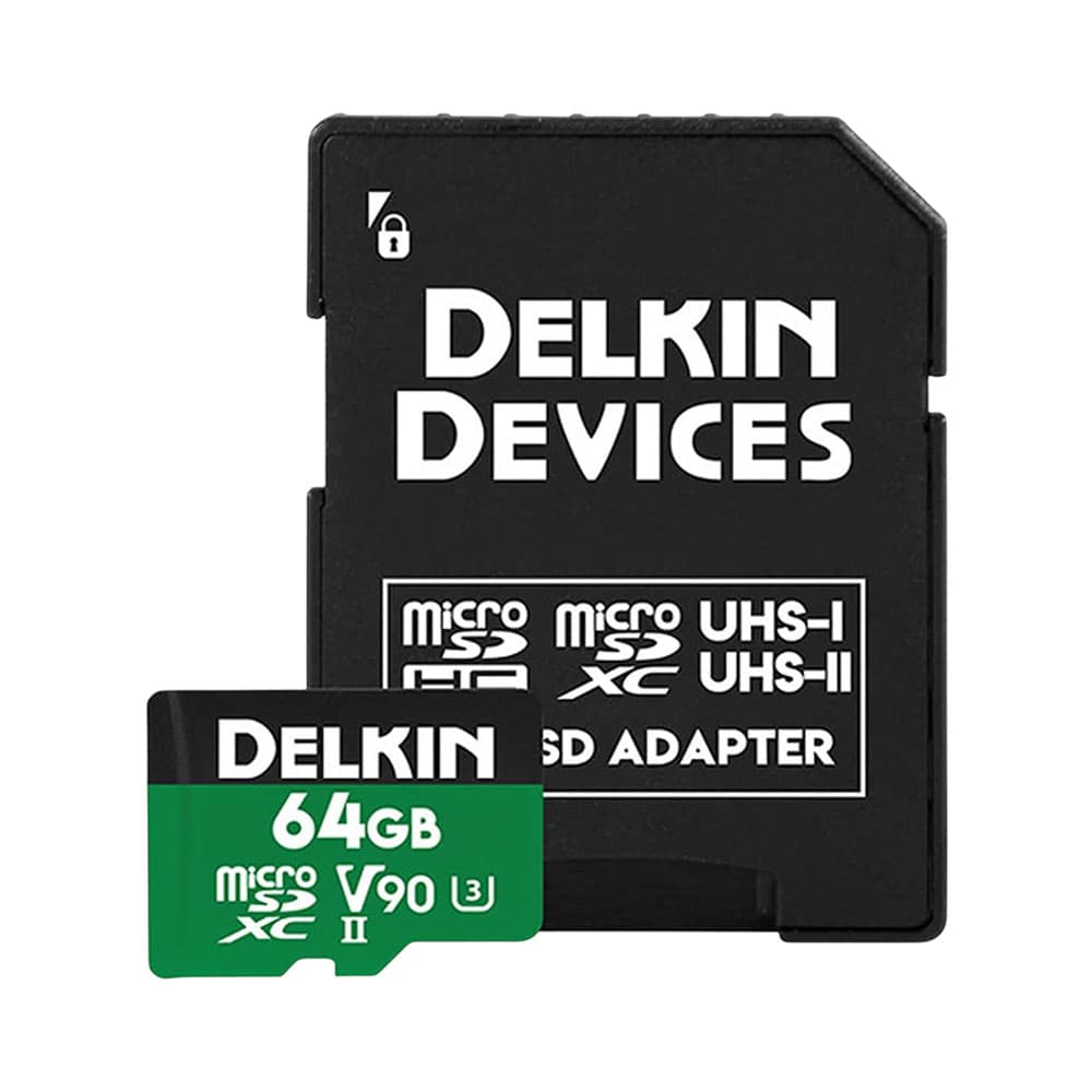 Cartão de Memória MicroSDXC Uhs-Ii U3 V90 64GB Delkin Power