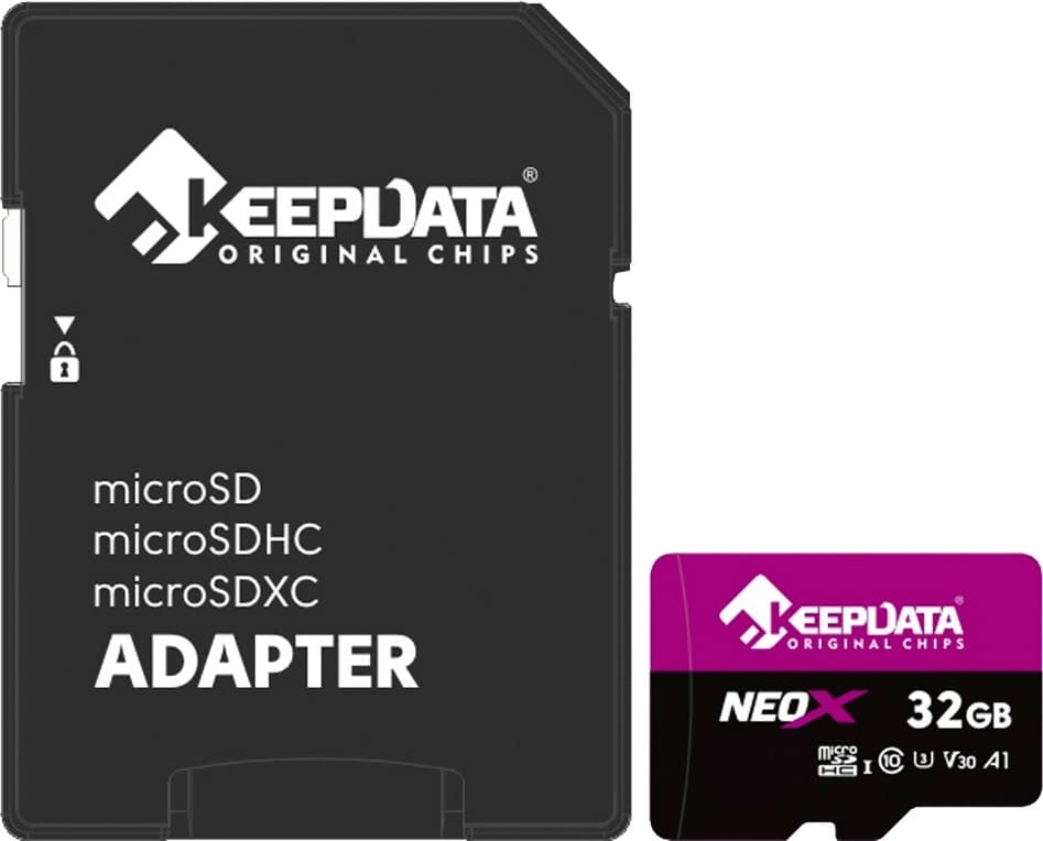 Cartão de Memória Keepdata NeoX 32GB KDMSDC10U3V30A1/32G - 95/80Mb/s