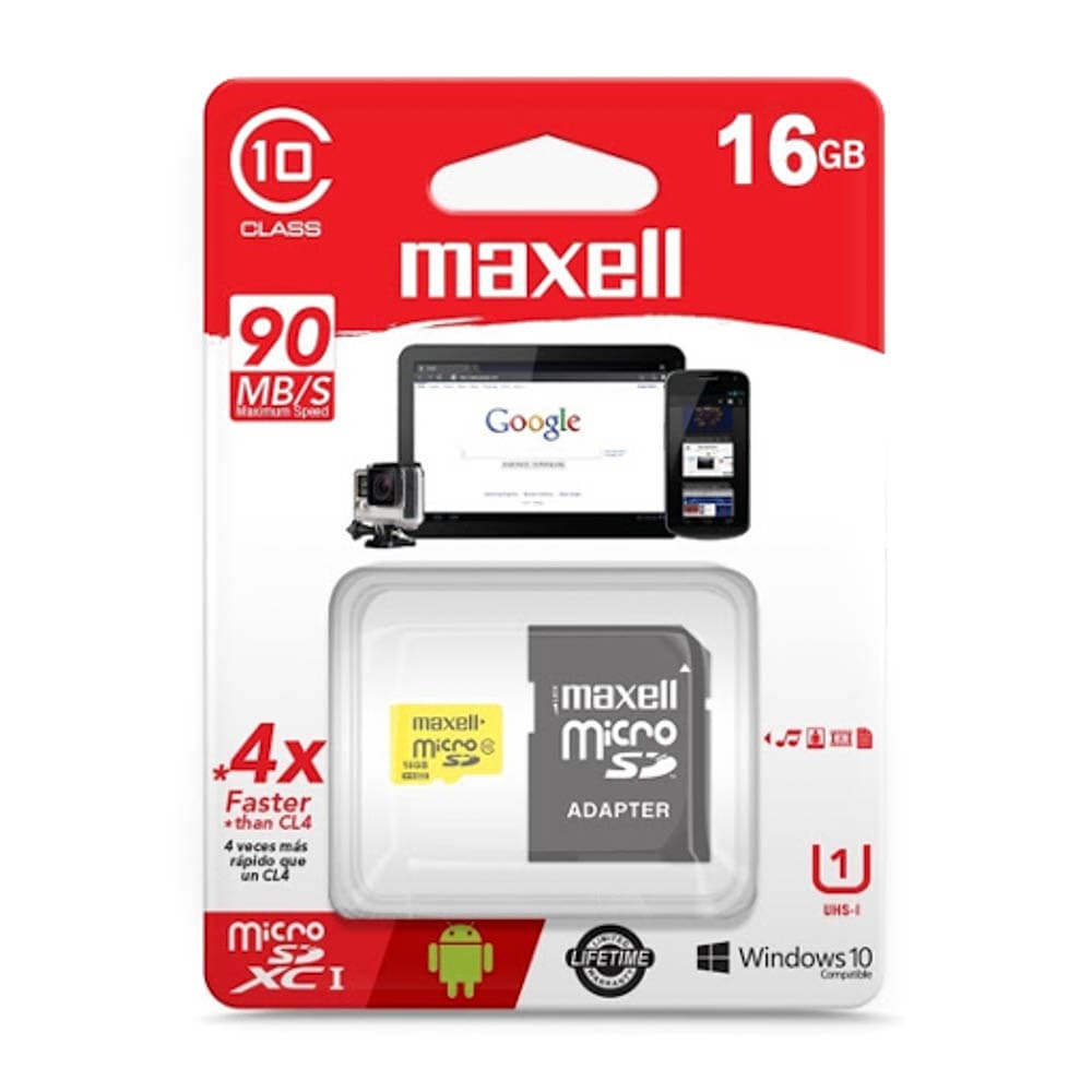 Cartão de Memória Maxell 16GB