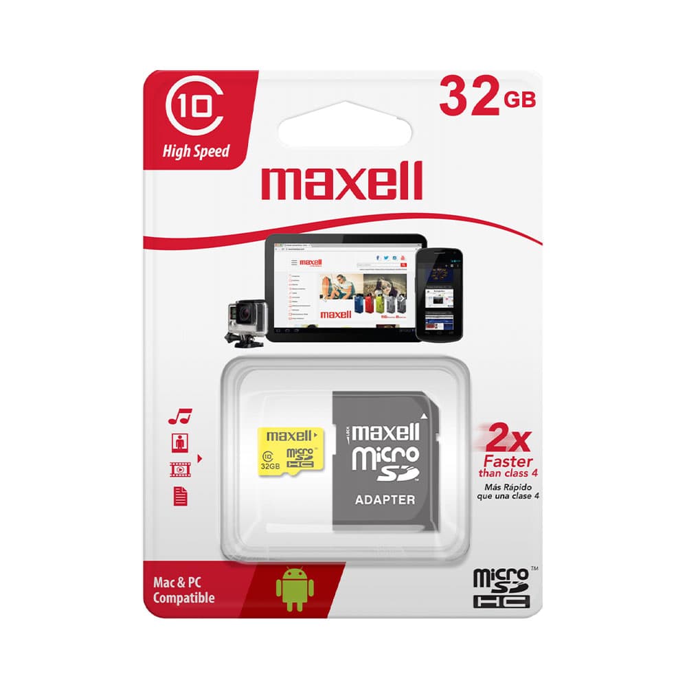 Cartão de Memória Maxell 32GB 90 MB/s