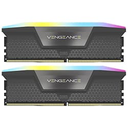 Memória RAM Corsair Vengeance RGB 64GB (2x32GB) 5600MHz - Cinza