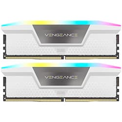 Memória RAM Corsair Vengeance RGB DDR5 16GB (2x8GB) 5200MHz Branco