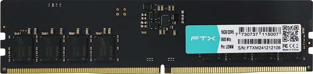 Memória RAM Ftx 16GB 5600MHz DDR5