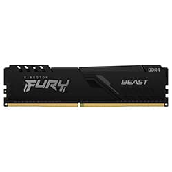 Memória RAM Kingston Fury Beast DDR4 16GB 3200MHz Preto