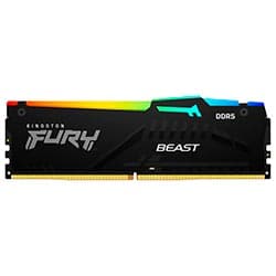 Memória RAM Kingston Fury Beast DDR5 16GB 6800MHz RGB Preto