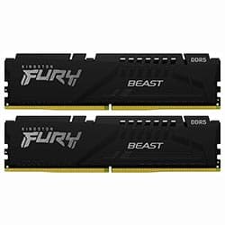 Memória RAM Kingston Fury Beast Expo DDR5 64GB (2x32GB) 5600MHz - Preto