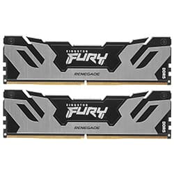 Memória RAM Kingston Fury Renegade DDR5 64GB (2x32GB) 6400MHz - Preto / Prata