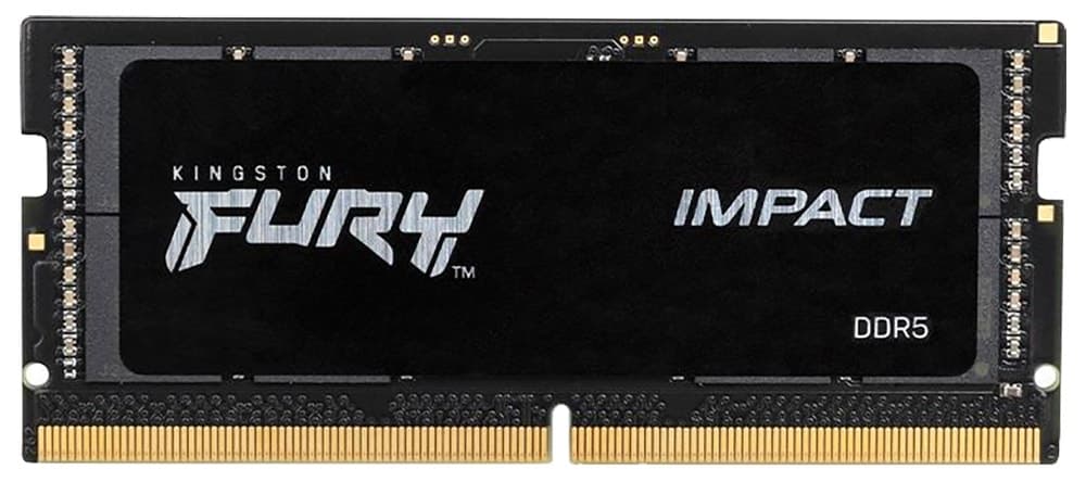 Memória RAM para Notebook Kingston Fury Impact DDR5 16GB 5600MHz - Preto (KF556S40IB-16)