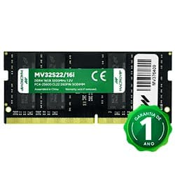 Memória RAM Macrovip DDR4 16GB 3200MHz