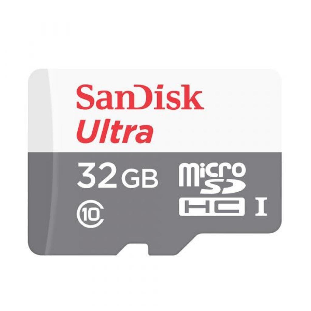 Cartão de Memória Sandisk Ultra 32GB Cl10 100MB/s