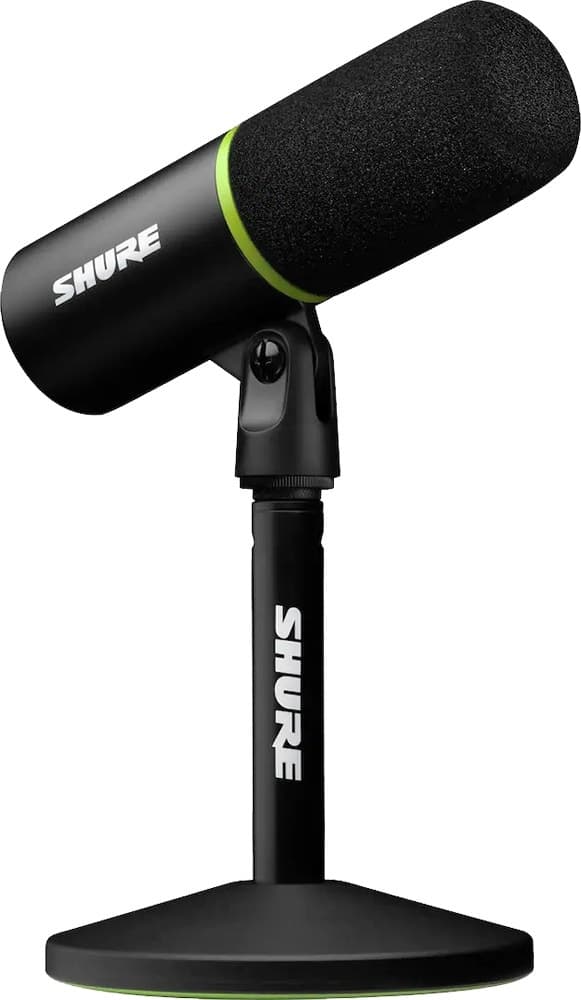 Microfone Dinâmico com Fio Shure Mv6 Preto
